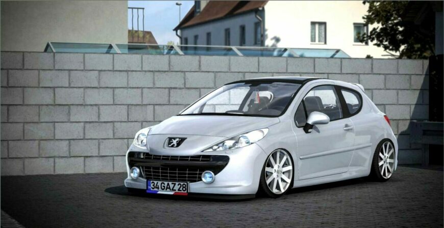 ETS2 Peugeot Car Mod: 207 RC 1.51 (Featured)