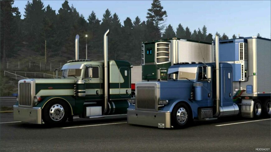 ATS Peterbilt Truck Mod: Pizz 389 Peterbilt Megapack V4.2 1.51 (Featured)