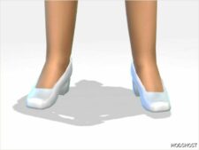 Sims 4 Female Shoes Mod: Child Cozy Heels (Image #2)