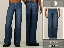 Sims 4 Bottoms Clothes Mod: William Jeans (Adult Male) (Featured)