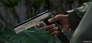 GTA 5 Weapon Mod: Chrome Colt 1911 from COD Cold WAR (Image #3)