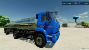 FS22 Kamaz Truck Mod: Cisterna (Featured)