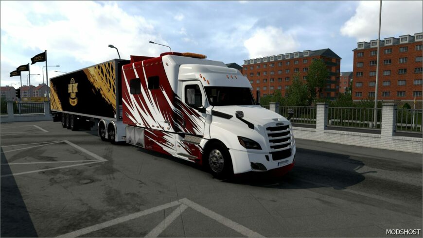 ETS2 Truck Mod: FREDLAINER_LEGASY 1.51 (Featured)