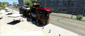 ETS2 DAF Truck Mod: XD + Car Transporter 1.51 (Image #2)