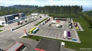 ETS2 Map Mod: Trucker Meeting on The A7 1.51 (Image #2)