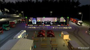 ETS2 Map Mod: Trucker Meeting on The A7 1.51 (Image #3)