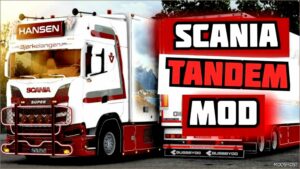 ETS2 BDF Truck Mod: Scania S580 Hansen + Bussbygg BDF Trailer 1.51 (Image #3)