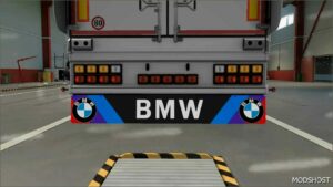 ETS2 BMW Mod: Trailer Skin and Mudflaps 1.51 (Image #2)