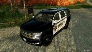 FS22 Chevrolet Car Mod: 2021 Chevrolet Tahoe Police (Image #5)