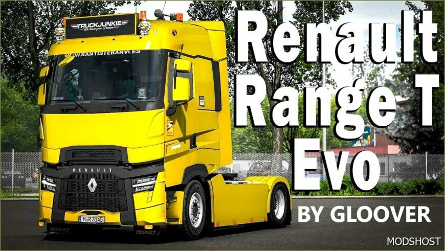 ETS2 Renault Truck Mod: Range T EVO by Gloover V1.7.6 (Featured)