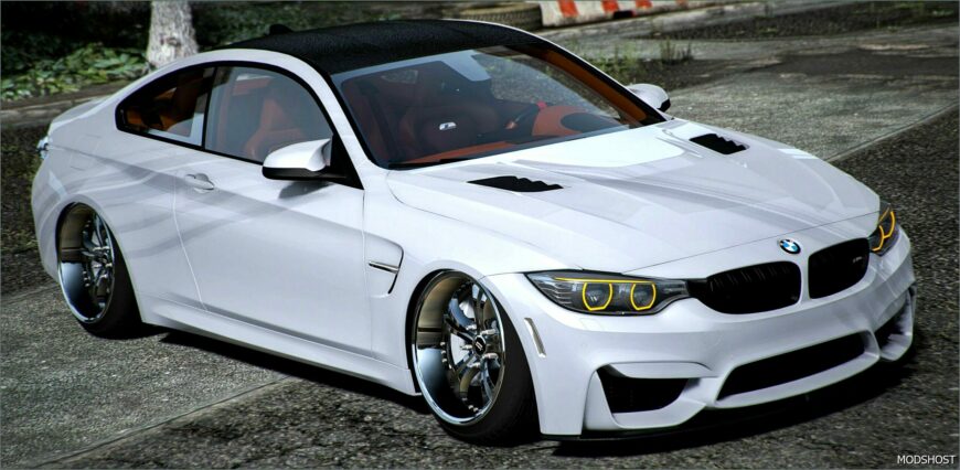 GTA 5 BMW Vehicle Mod: M4 2018 Stationed (Featured)