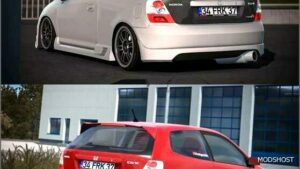 ETS2 Honda Car Mod: Civic EP3 Typer 1.51 (Image #2)