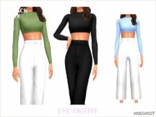 Sims 4 Teen Clothes Mod: EVE Outfit (Featured)