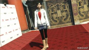 GTA 5 Player Mod: Haruka Sawamura – Yakuza 5 Add-On PED V1.01 (Image #4)