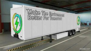 ETS2 Mod: Save The Environment Better for Tomorrow Trailer Skin and Mudflap (Featured)