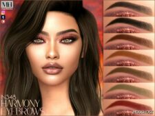 Sims 4 Eyebrows Hair Mod: Harmony Eyebrows N348 (Featured)