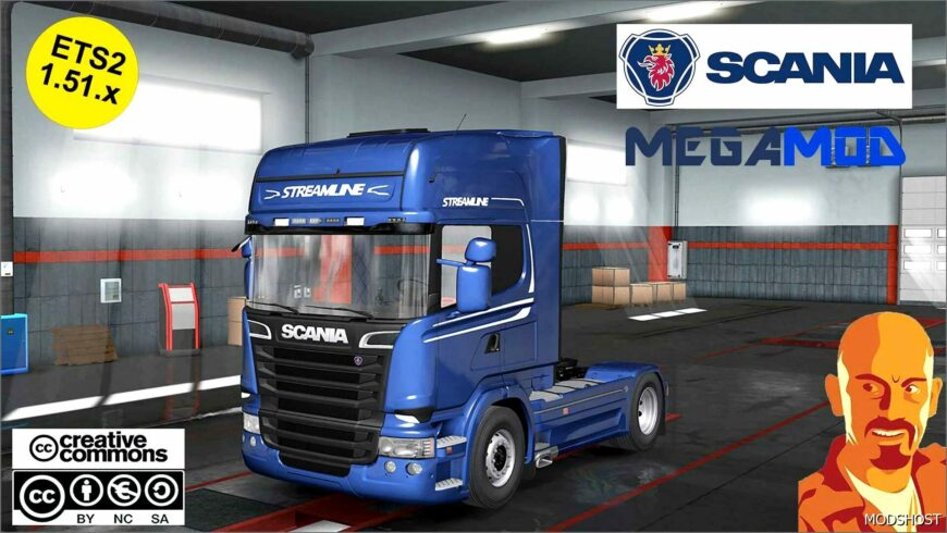 ETS2 Scania Truck Mod: Megamod V5.1 1.51 (Featured)