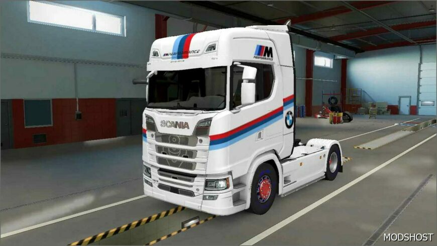 ETS2 BMW Mod: Skin for Scania S Nextgen Truck 1.51 (Featured)