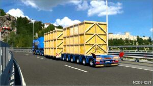 ETS2 Trailer Mod: SCS Lowloader Rework with Additional Cargo 1.51 (Image #4)