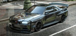 GTA 5 Nissan Vehicle Mod: R34 Skyline LEO (Image #2)