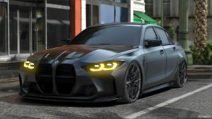 GTA 5 BMW Vehicle Mod: M3CS G80 Blacked OUT Edition 5 Seater V2.0 (Featured)