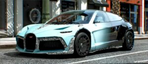 GTA 5 Bugatti Vehicle Mod: KIO Mansory Tiffany Rose (Featured)