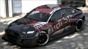 GTA 5 Audi Vehicle Mod: RS3 8Y LMS Rennsport (Featured)