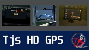 ETS2 Part Mod: TJS HD GPS Mod 1.51 (Featured)