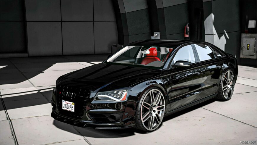 GTA 5 Audi Vehicle Mod: S8 2013 (Featured)