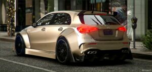 GTA 5 Mercedes-Benz Vehicle Mod: Mercedes A45 Widebody (Image #2)