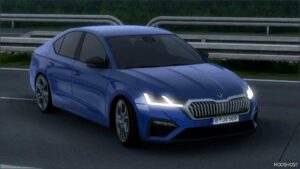 ETS2 Skoda Car Mod: Octavia RS 2022 V2.5 1.51 (Featured)