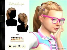 Sims 4 Mod: Lucia Hairstyle for Children (Featured)