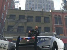 GTA 5 Police Player Mod: Small Police Officer Add-On PED (Image #4)