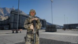 GTA 5 Player Mod: COD MW Ranger for MP Male (Image #2)