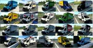 ETS2 Mod: Nissan Truck AI Vehicles Pack V10 (Featured)