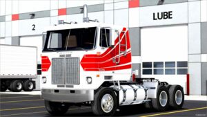 ATS Truck Mod: GMC White Cabover V1.2 1.51 (Image #2)