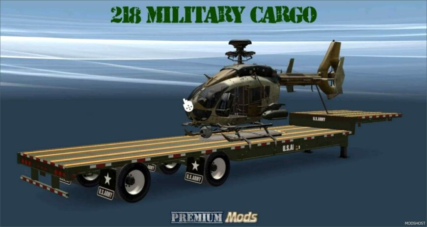 ATS Military Mod: Trailer Cargo and Traffic Pack V1.2 (Featured)