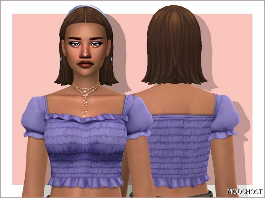 Sims 4 Female Mod: Zara Hairstyle (Featured)