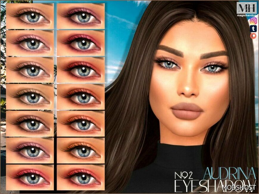 Sims 4 Eyeshadow Makeup Mod: Audrina Eyeshadow N92 (Featured)