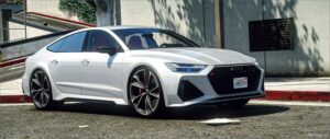 GTA 5 Audi Vehicle Mod: 2020 Audi RS7 Sportback (C8) Badged/Debadged | Tuning V2.0 (Image #2)