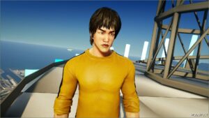 GTA 5 Player Mod: Bruce LEE Add-On PED (Image #5)