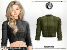 Sims 4 Everyday Clothes Mod: Mary Wool Sweater (Image #2)