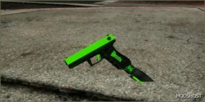 GTA 5 Weapon Mod: The Families Gang Glock 18C V1.1 (Image #2)