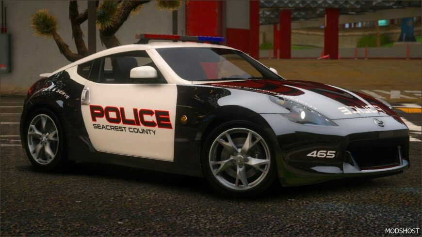 GTA 5 Nissan Vehicle Mod: Nfshp: 2009 Nissan 370Z Scpd Add-On | ELS | NON ELS | Template (Featured)