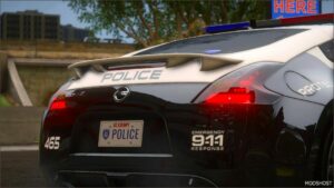 GTA 5 Nissan Vehicle Mod: Nfshp: 2009 Nissan 370Z Scpd Add-On | ELS | NON ELS | Template (Image #4)