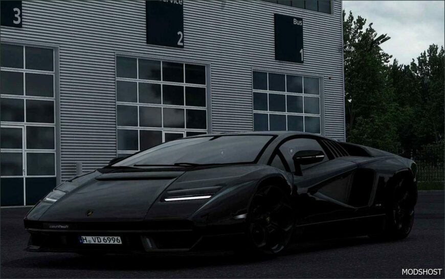 ETS2 Lamborghini Car Mod: Countach LPI 800-4 2022 V1.4 1.51 (Featured)