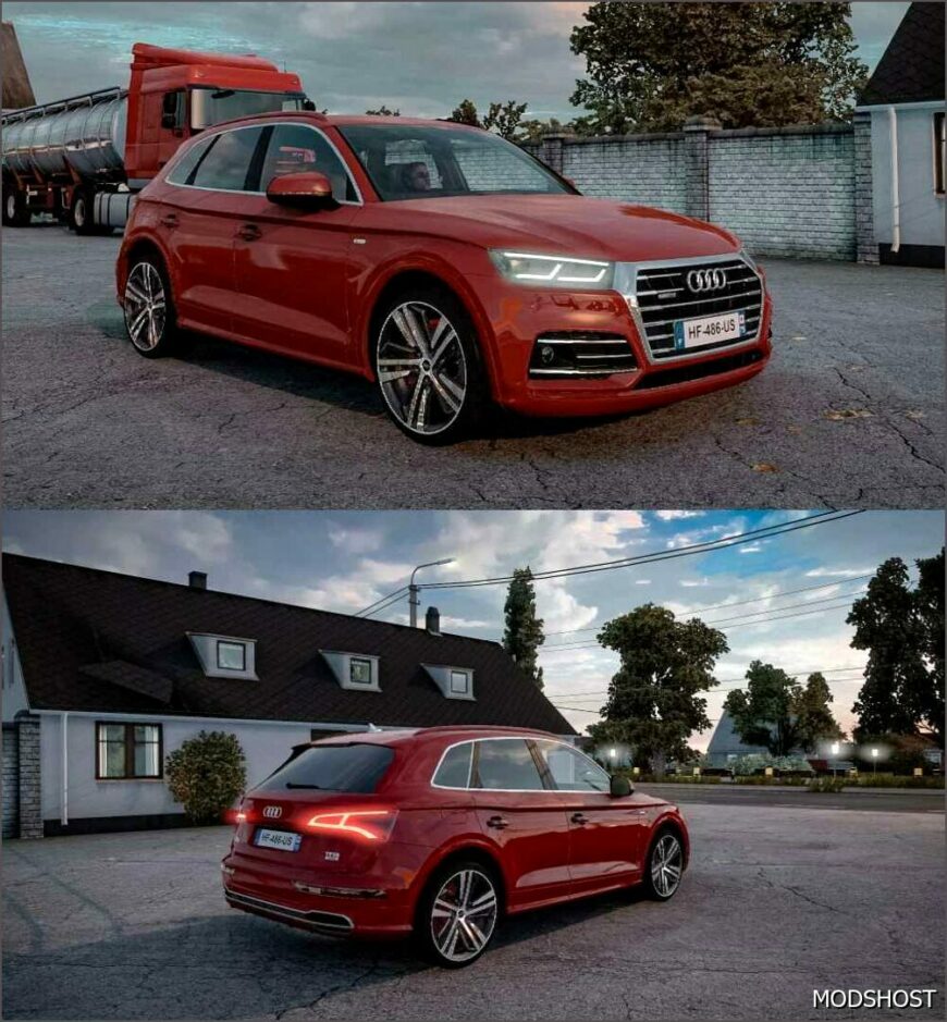 ETS2 Audi Car Mod: 2020 Audi Q5 3.0 Tfsi 2.7 1.51 (Featured)