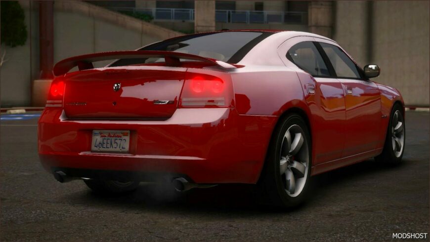 GTA 5 Dodge Vehicle Mod: Nfshp: 2006 Dodge Charger SRT8 Add-On | Template (Featured)