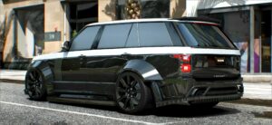 GTA 5 Range Rover Vehicle Mod: Autobiography Mansory Gangs (Image #2)