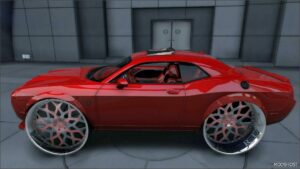 GTA 5 Dodge Vehicle Mod: Challenger Hellcat on Ruccis (Image #2)